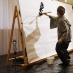 書道パフォーマンス