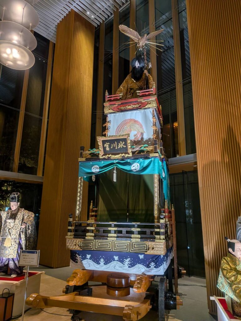 氷川山車展示・江戸型山車人形展示・提灯展示